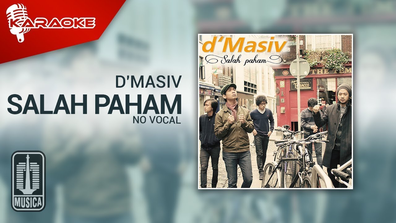 D'MASIV - Salah Paham (Official Karaoke Video) | No Vocal - Female Version