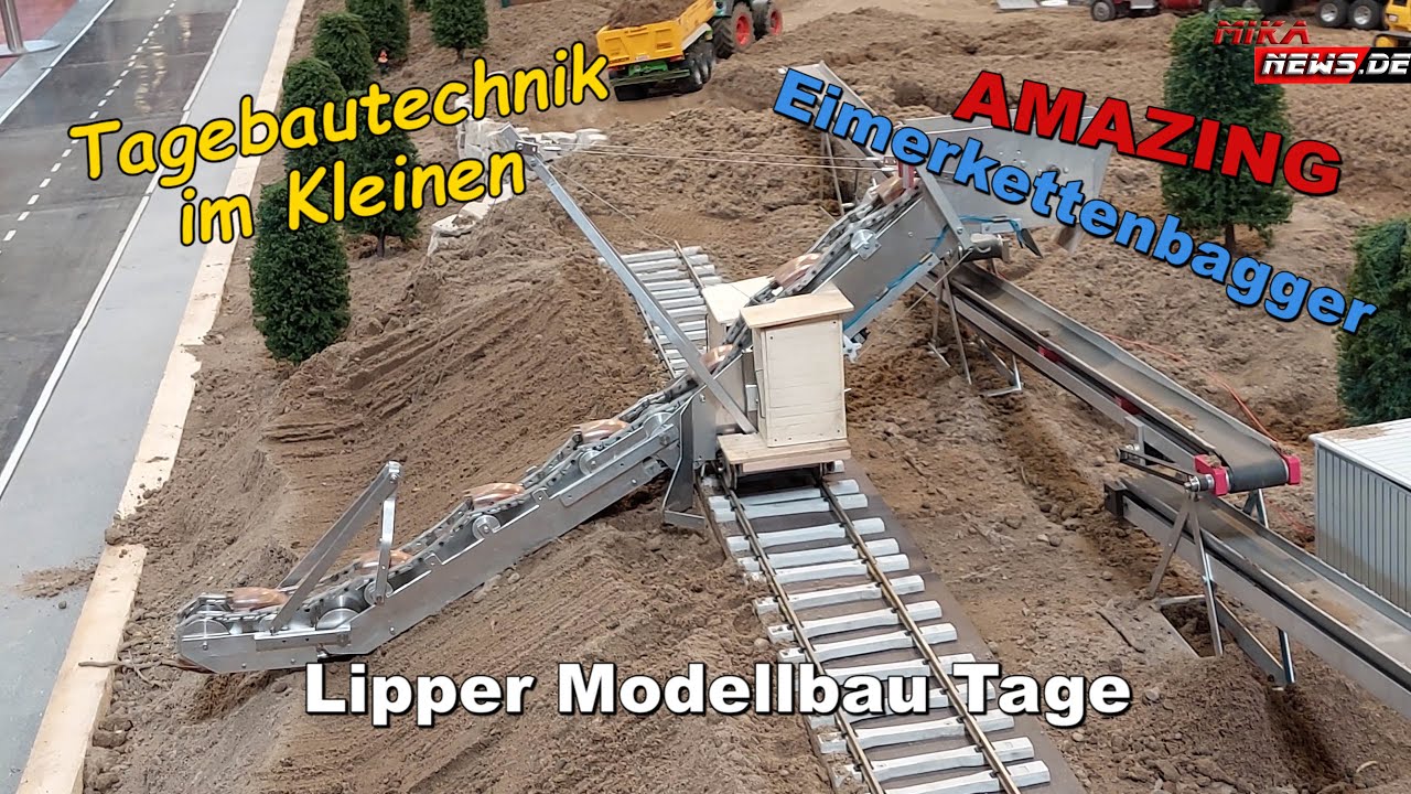 Eimerkettenbagger - Tagebautechnik - Lipper Modellbau Tage