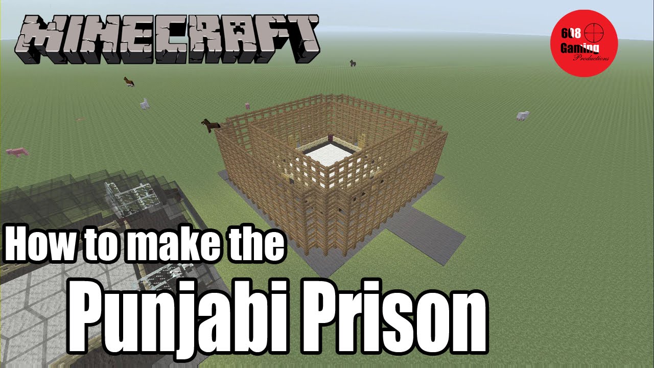 How to Build the WWE Punjabi Prison in Minecraft!