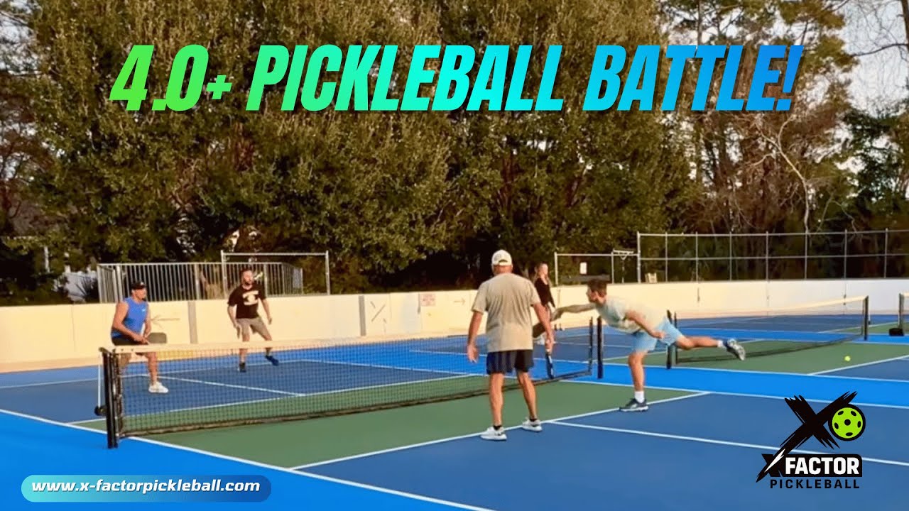 4.0+ Pickleball Battle 🔥 Long Rallies & Fast Hands | Central Park NMB