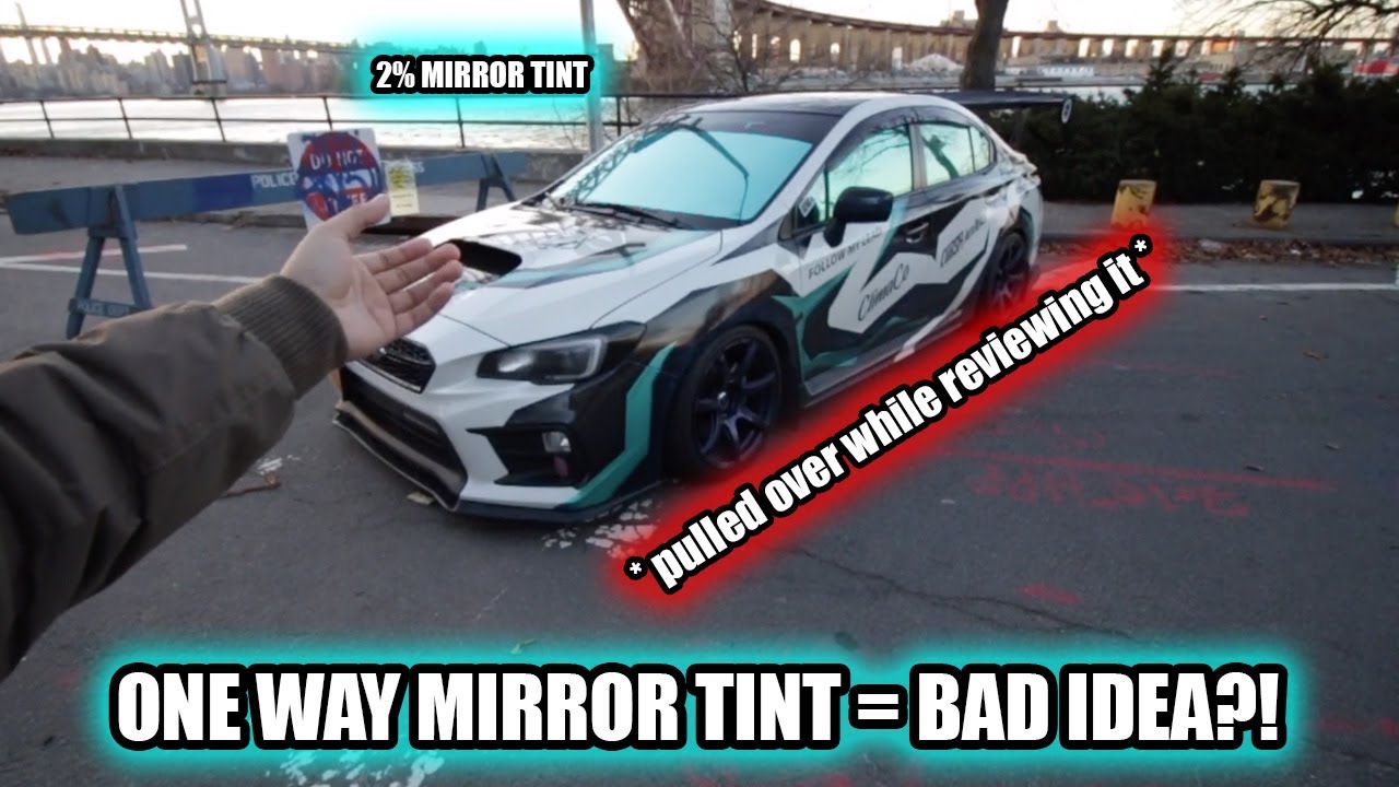 THIS is DEFINITELY the MOST ILLEGAL TINT you can buy || 2% MIRROR TINT REVIEW