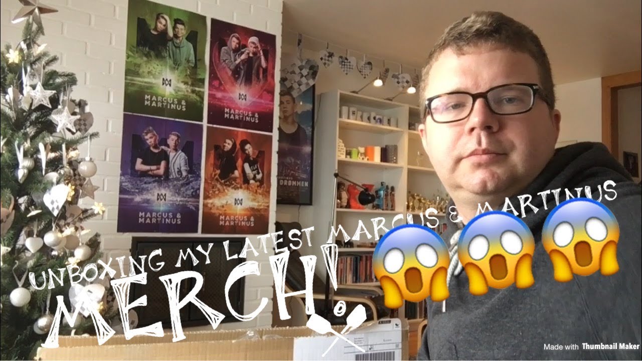 Unboxing my latest Marcus & Martinus merch!