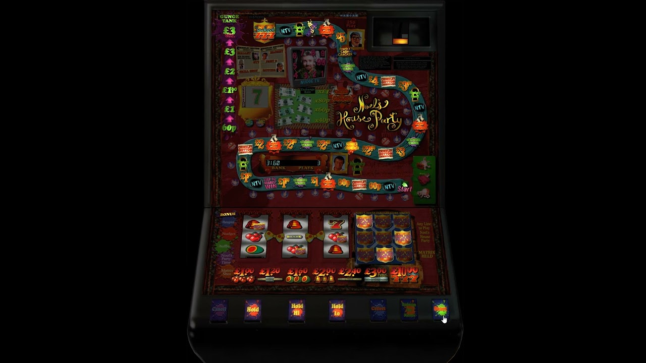 Maygay   Noels House Party £10 jackpot 25p play