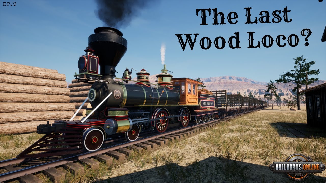 Последний деревянный локомотив? В RailRoads Online!