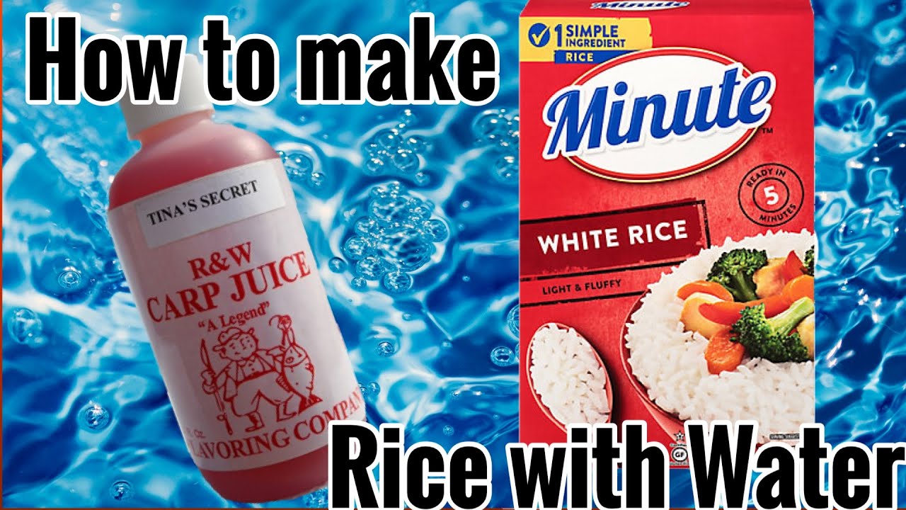 How to make rice carp bait (with water)