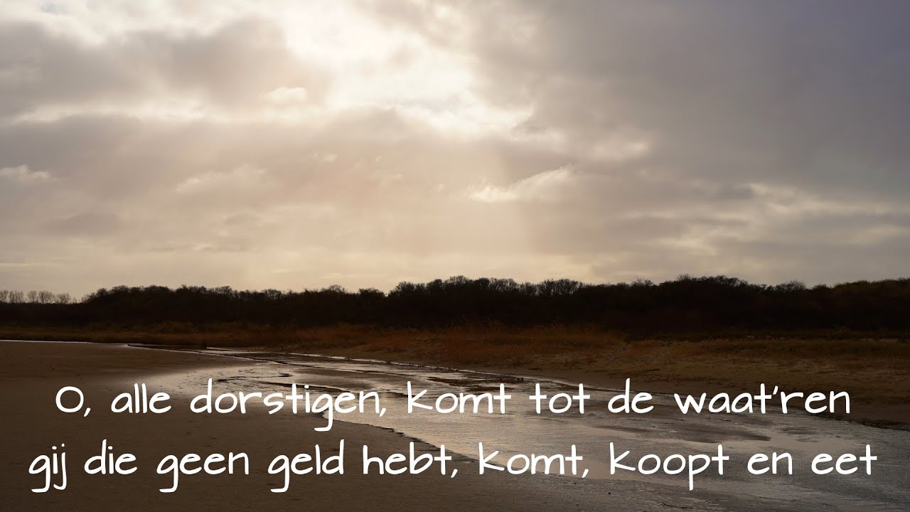 O alle dorstigen, kom tot de waat'ren - Piano improvisatie