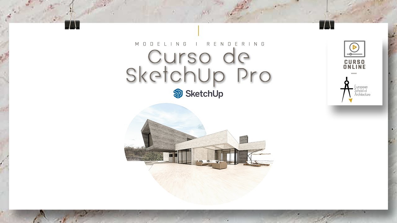 Curso de SketchUp Pro 2022 desde cero | Capítulo 1 (Herramientas básicas e Interfaz).