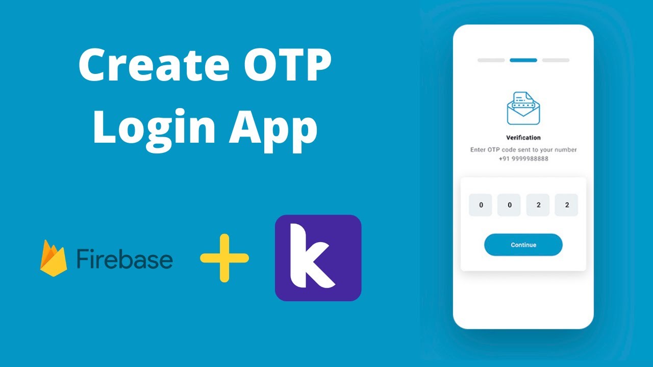 Как создать приложение для входа в OTP с помощью Kodular и Firebase Бесплатное СМС