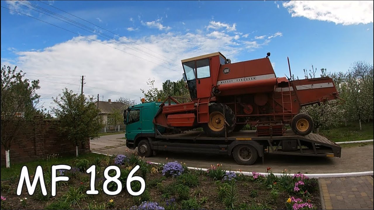 Комбайн Massey Ferguson 186. Массей Фергюсон 186 в Хмельницьку обл.
