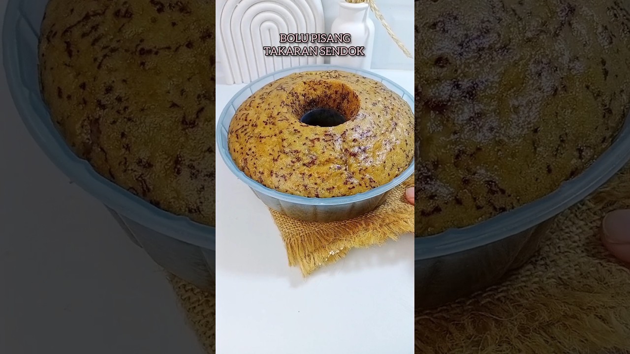 Bolu Pisang Takaran sendok #resep #bolu #bolupisang
