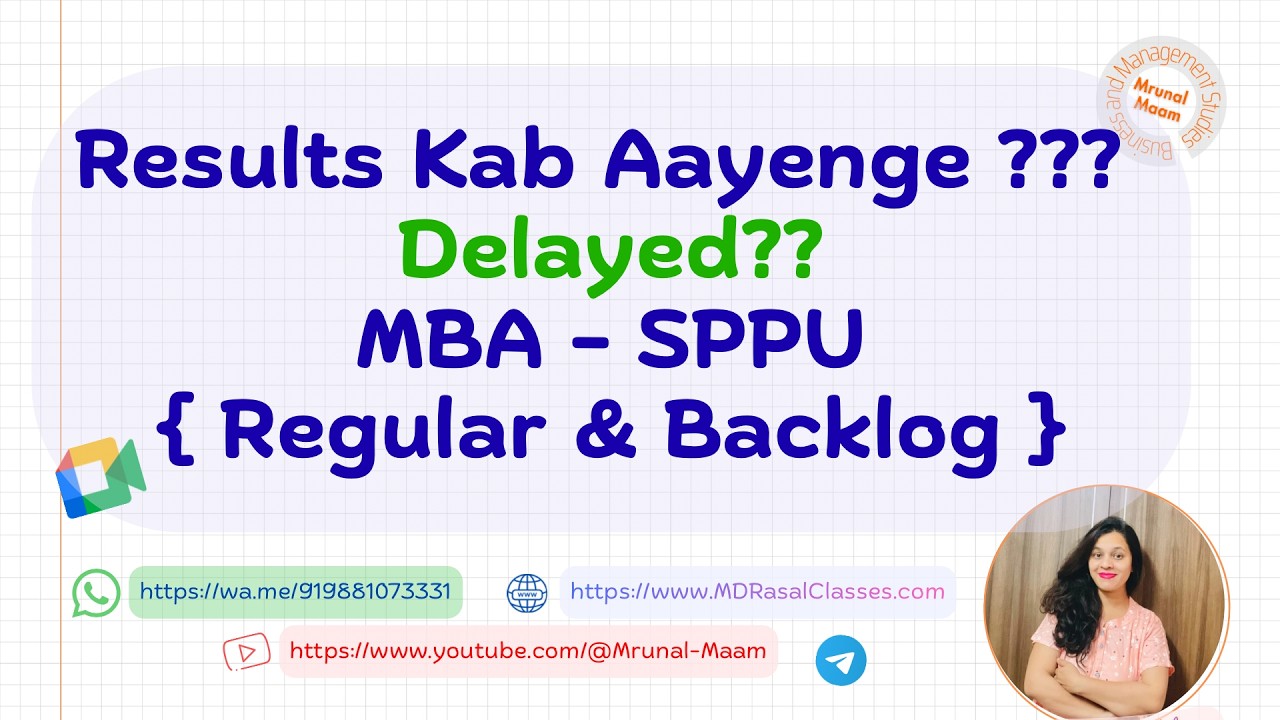 Results 2026 MBA SPPU Updates