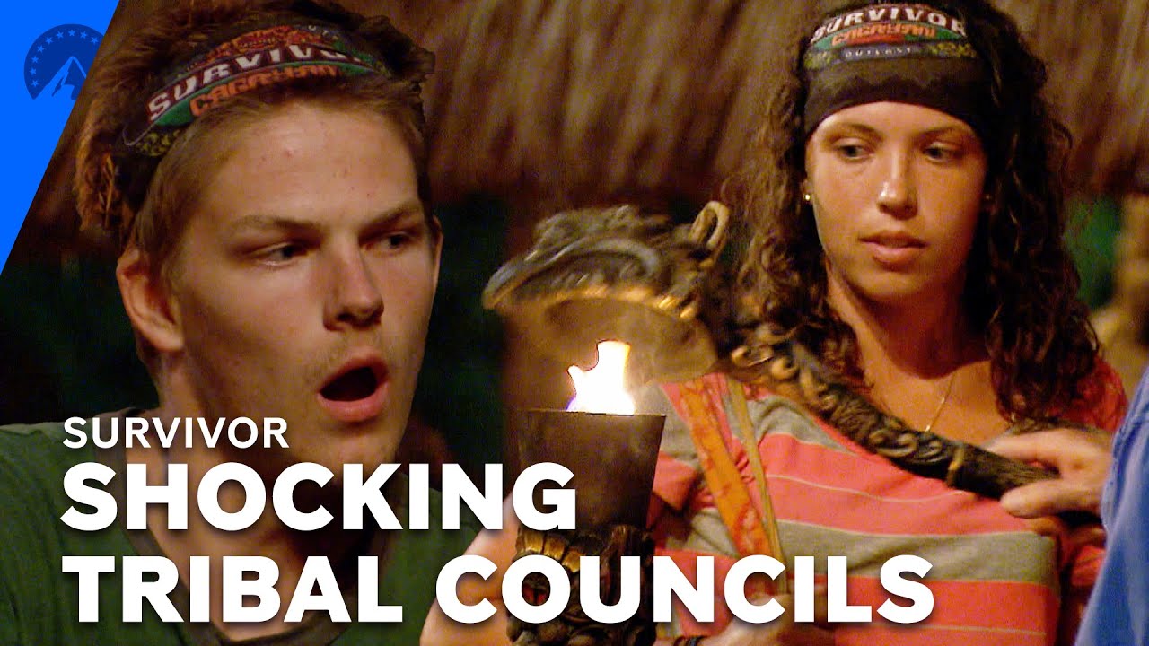 20 Minutes Of Shocking Survivor Tribal Council Blindsides | Paramount+