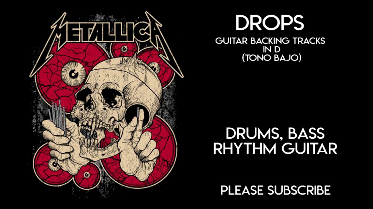 Metallica Enter Sandman Backing Track With Vocals (In D, Tono abajo)