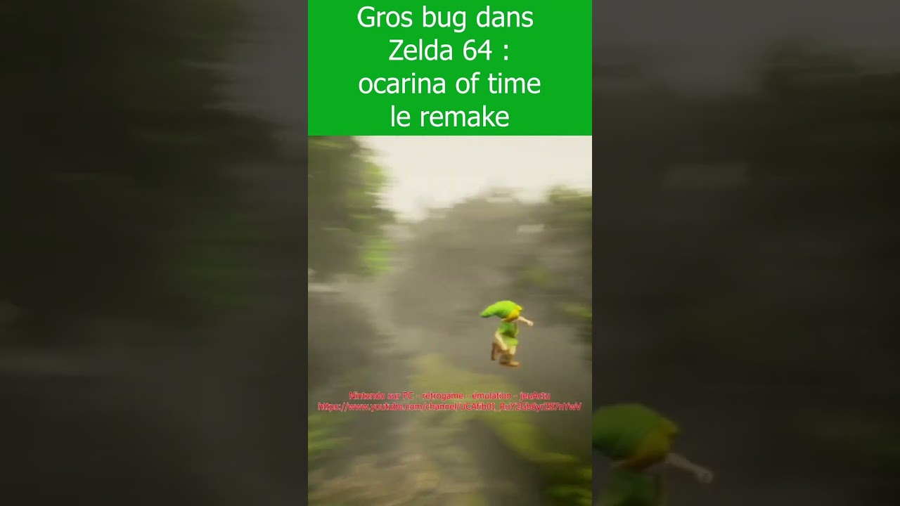 Gros bug dans Zelda 64 : ocarina of time le remake (02)