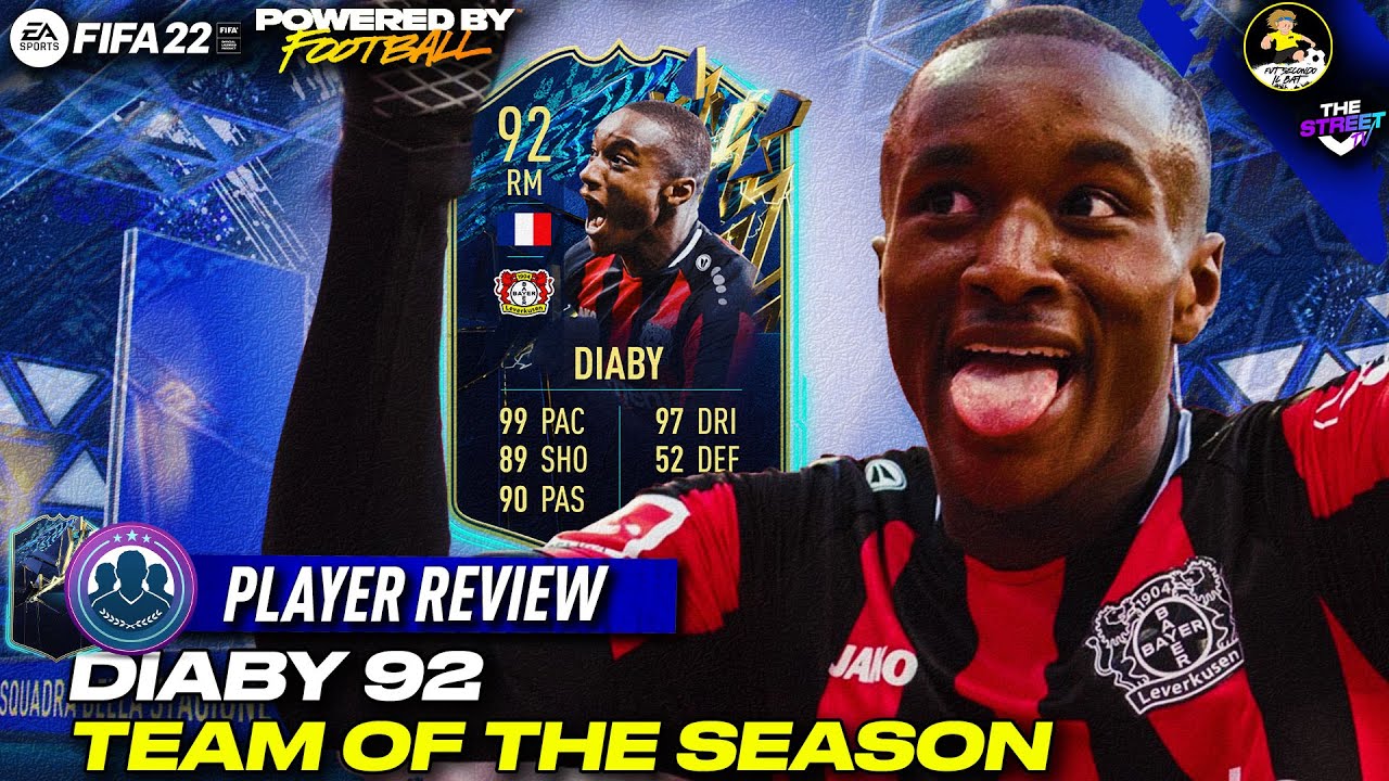 DIABY 92 TOTS PLAYER REVIEW /// FIFA 22 PLAYER REVIEW