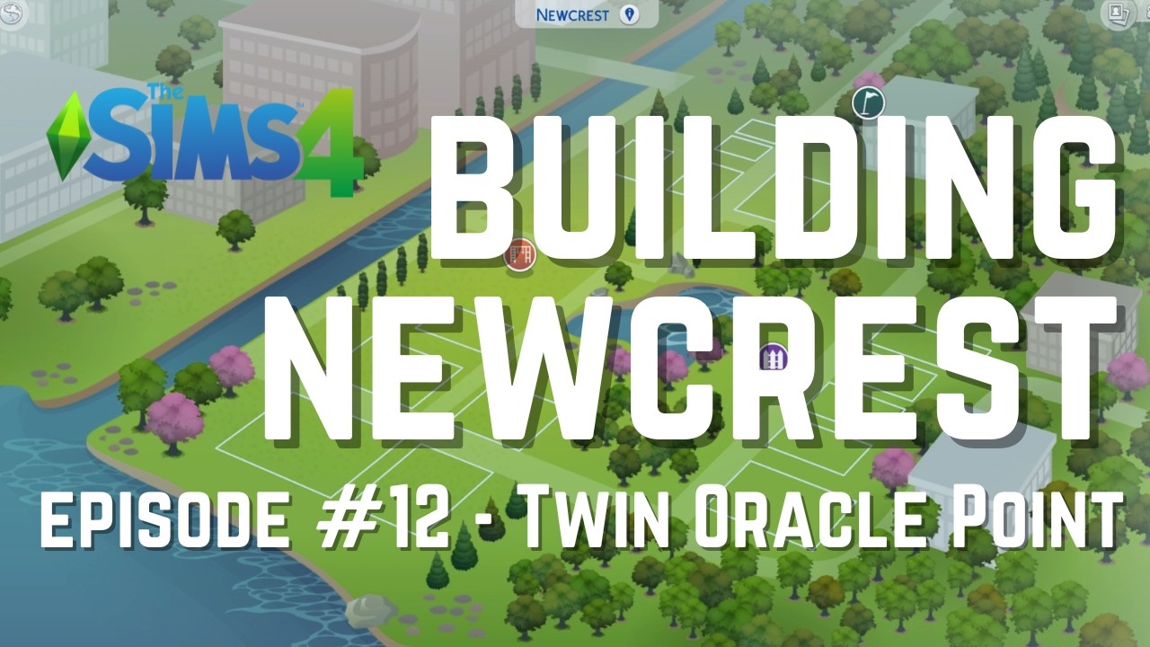 Building Newcrest: Episode #12 | The Sims 4 Speed Build | Park | Base Game Only | Chatting