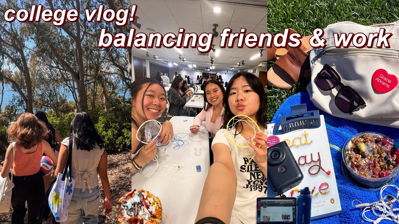 LIFE IN COLLEGE | chill day with friends & getting work done! uc san diego day in the life: college