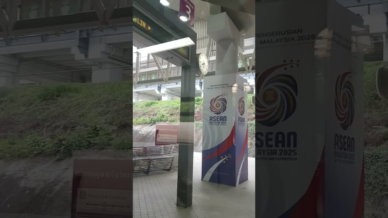 Full Train Ride from KLIA Transit Train Putrajaya - Salak Tinggi - KLIA T1 KLIA1 Sepang