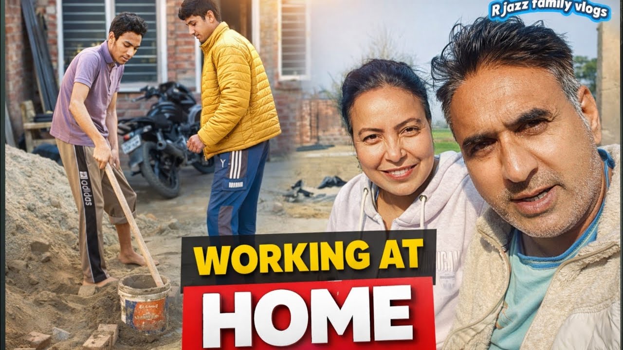  Ghar Da kam | R jazz family vlogs 