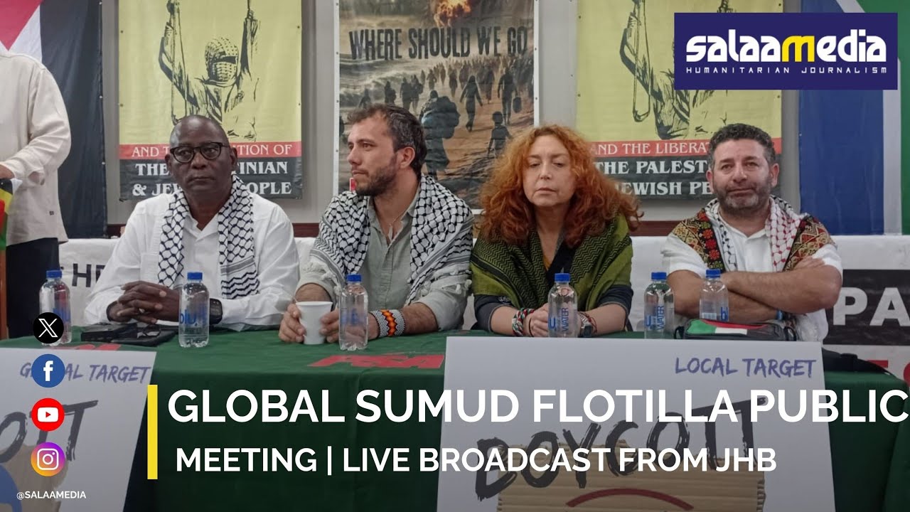 Global Sumud Flotilla Public Meeting | Live Broadcast from Johannesburg