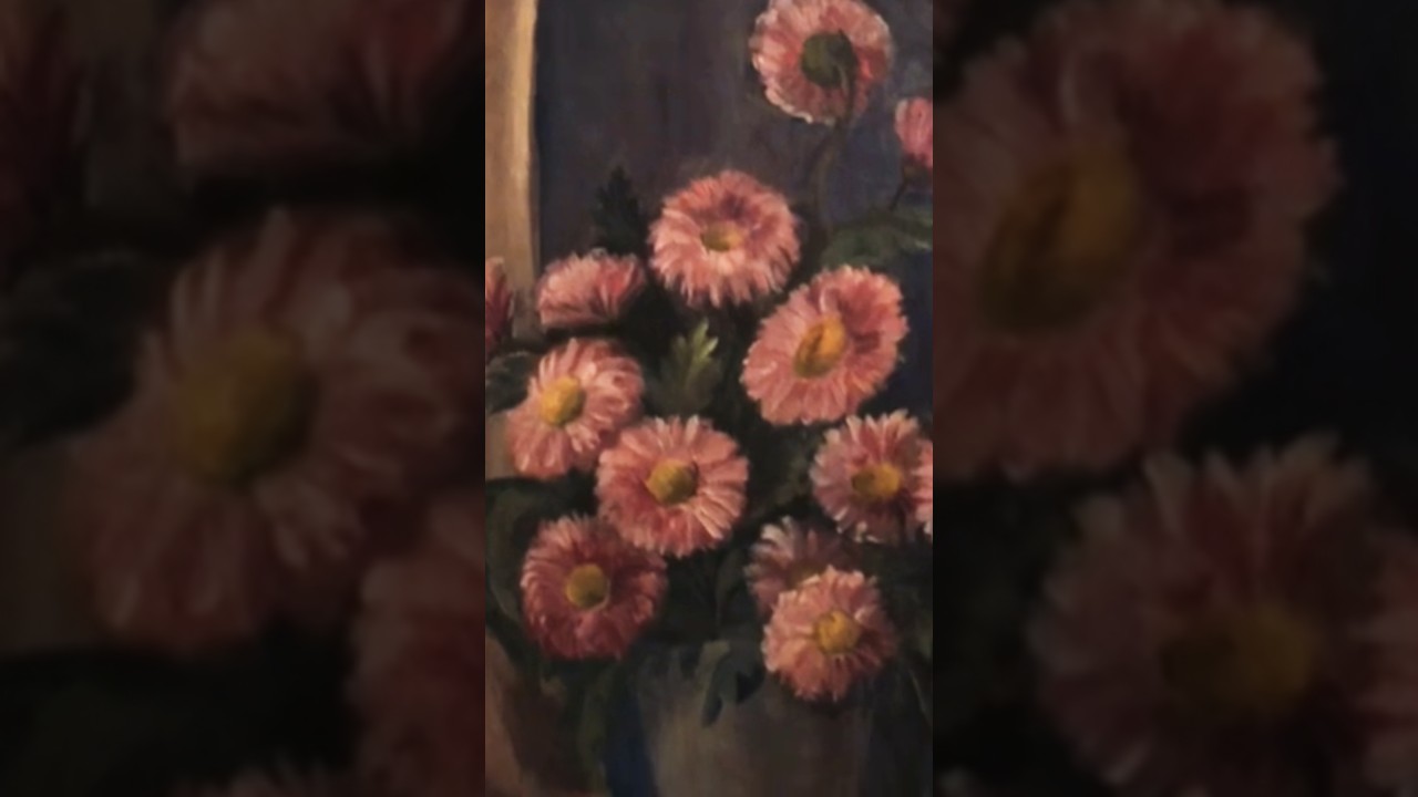 125$ - Хризантемы в вазе!