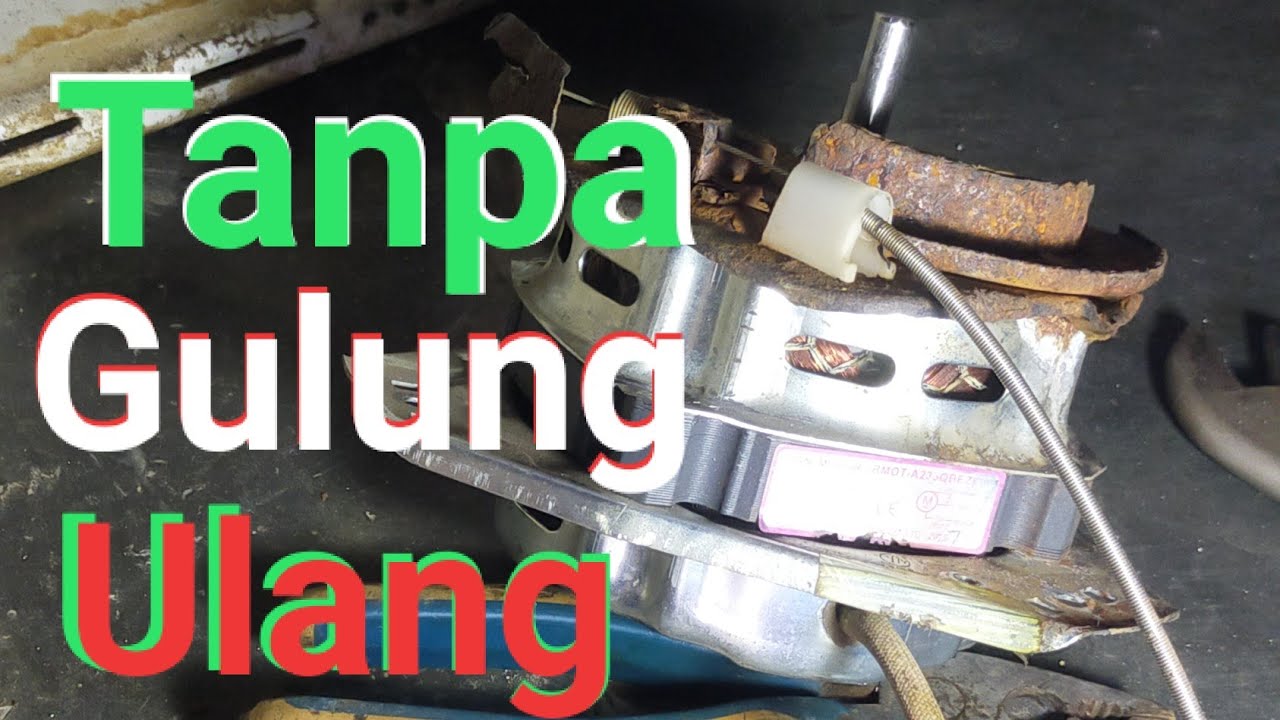 Cara memperbaiki dinamo pengering mesin cuci mati, tanpa gulung ulang