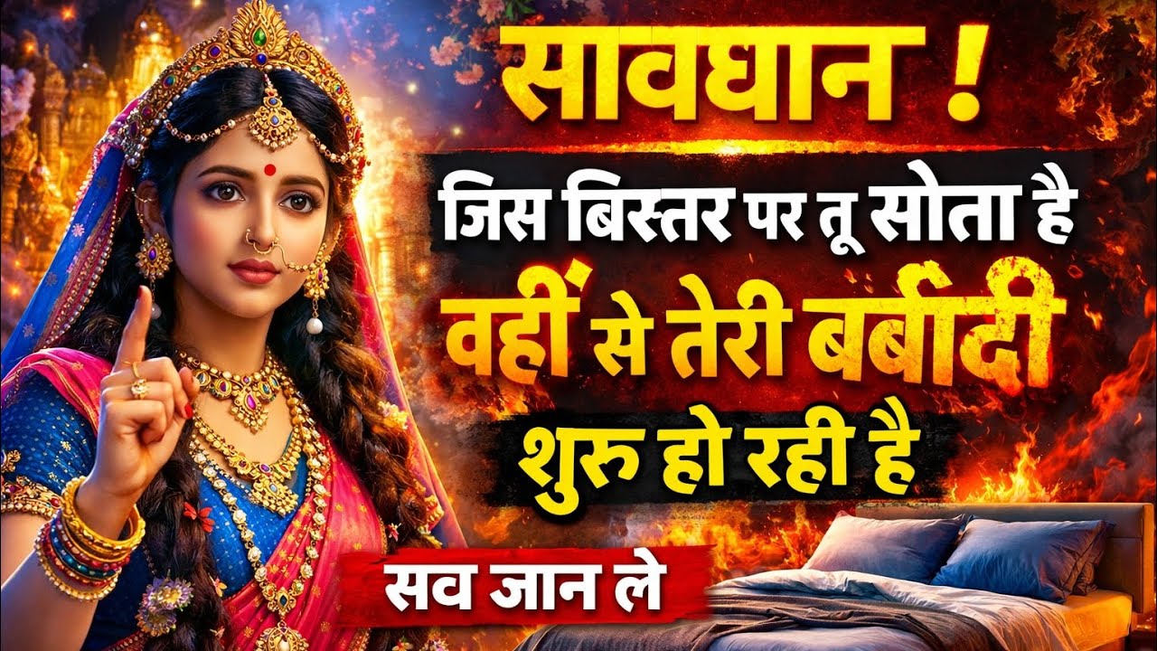 जिस बिस्तर पर तू सोता है वहीं से तेरी बर्बादी शुरू हो रही है Radharani ka ashirwad #motivation #maa 