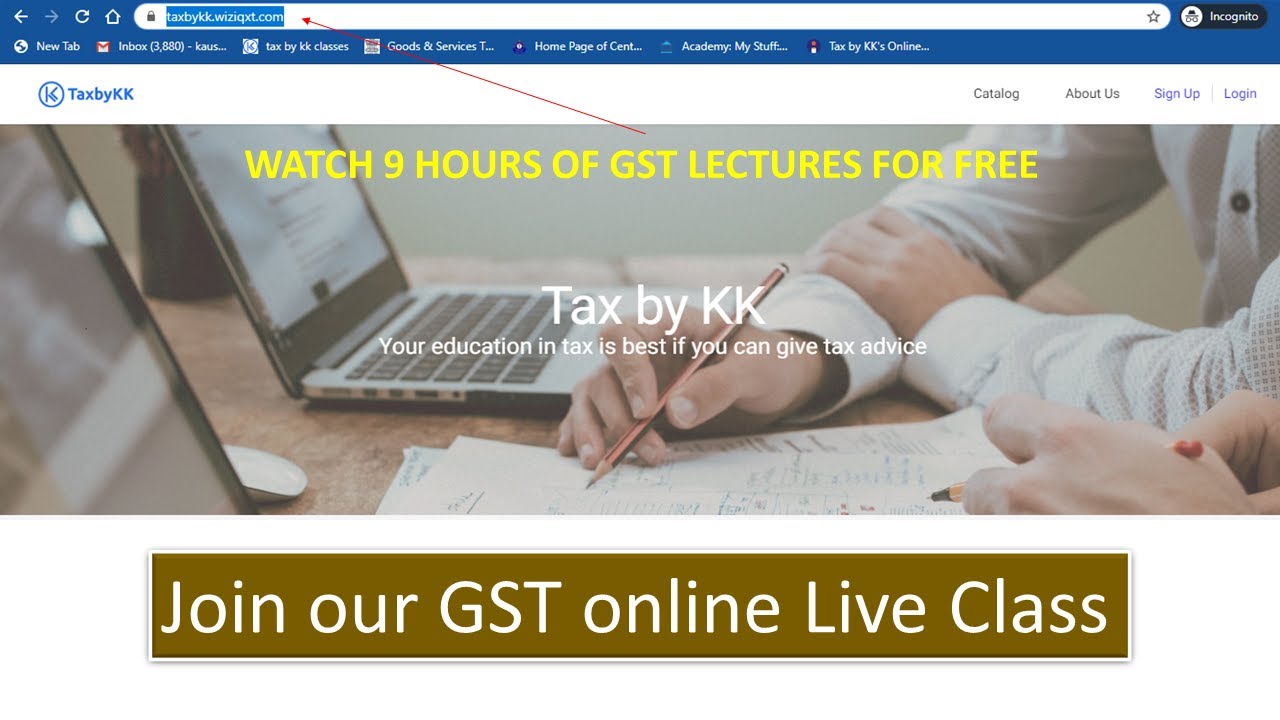 Constituional validity, Overview of GST - Watch 9 hours of class at -  