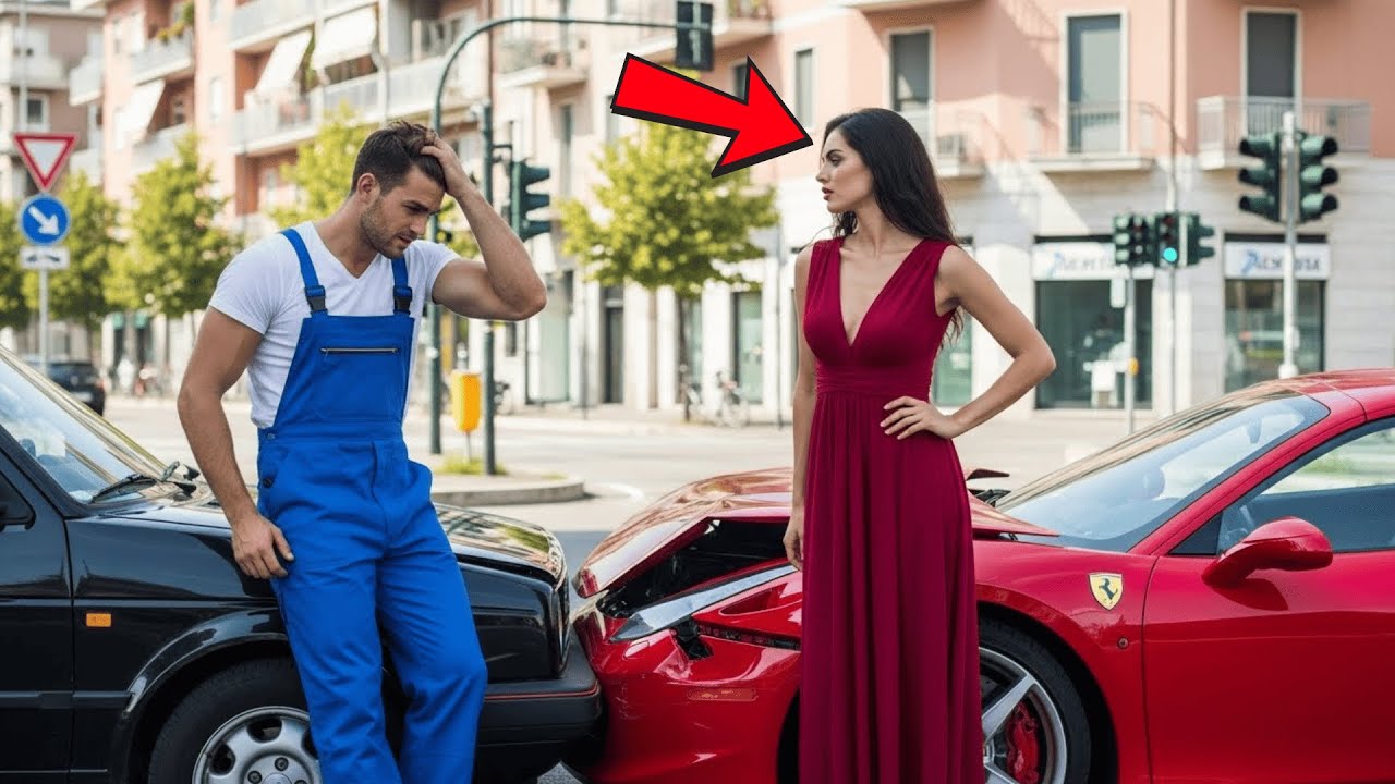 Mécanicien Pauvre Heurte La Voiture D’une Millionnaire — Ce Qu’Elle Fait Ensuite Change Sa Vie