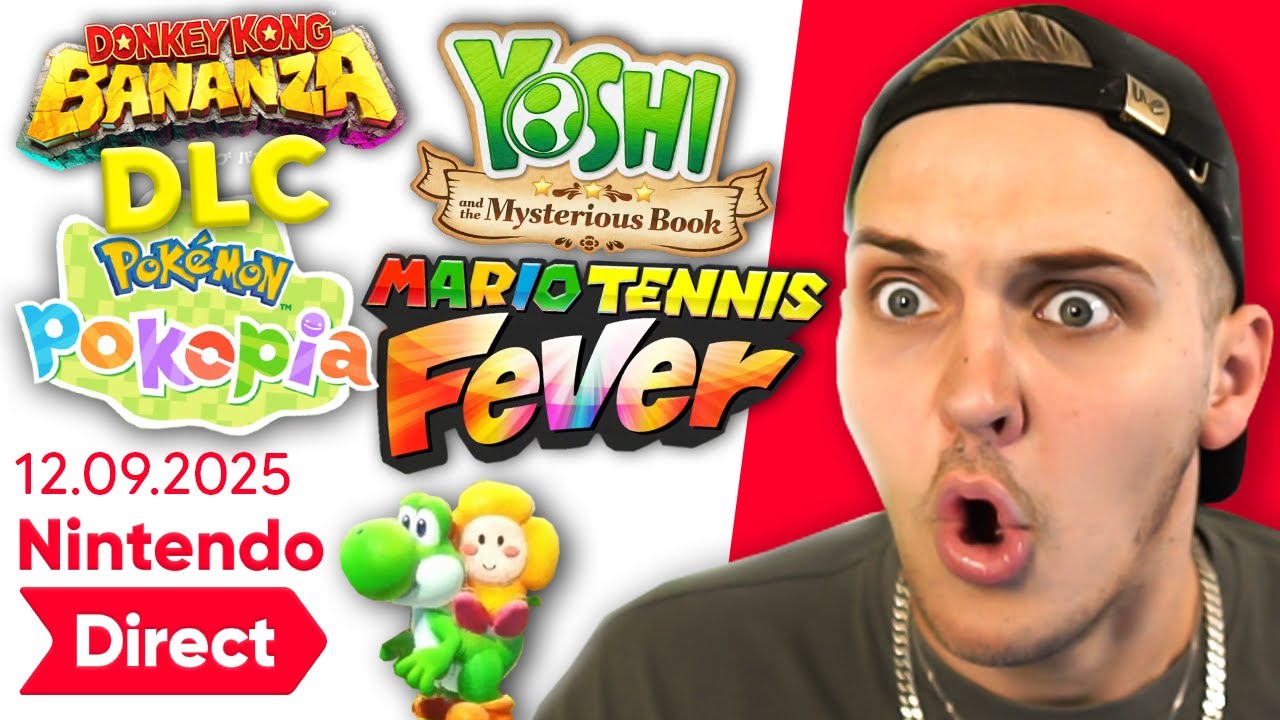 🔴 NINTENDO DIRECT LIVE REAKTION 12.09.2025 🔴 Huebi reagiert