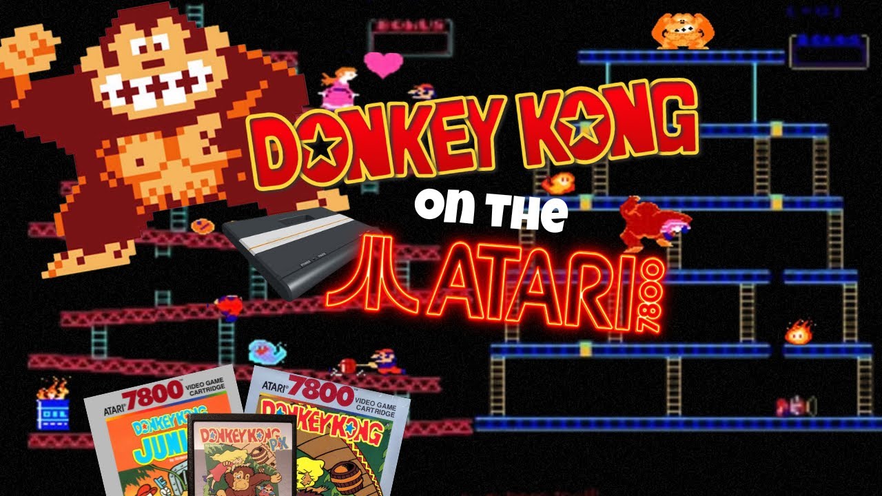 Donkey Kong Games on the Atari 7800