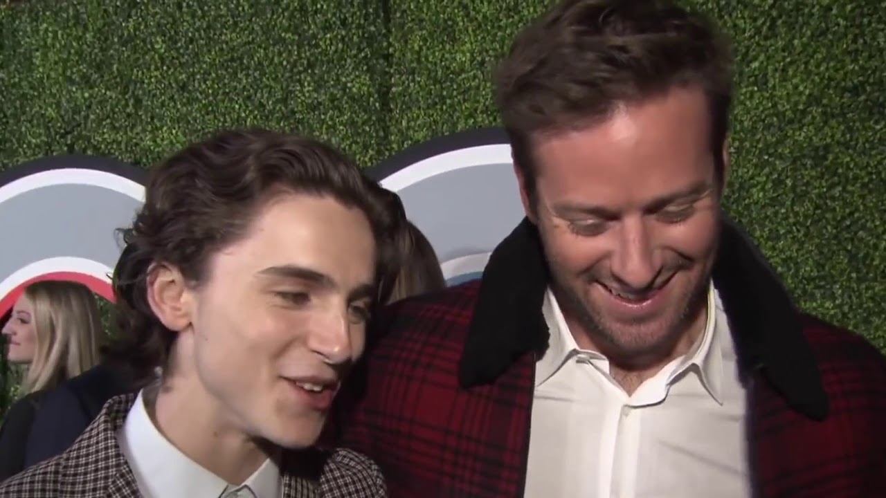 GQ 2017 Men Of The Year Party [Timothée Chalamet & Armie Hammer]