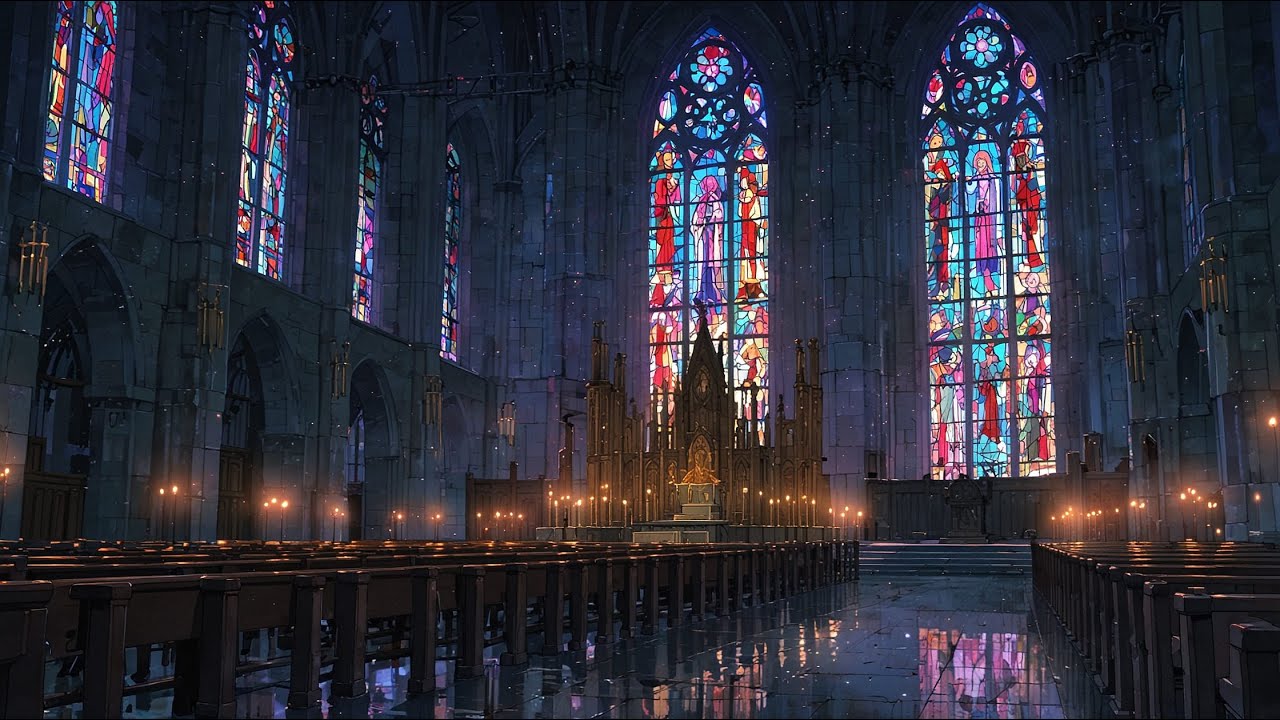 Cathedral Ambience 1 Hour (No Vocals) ⛪| Sleep & Study