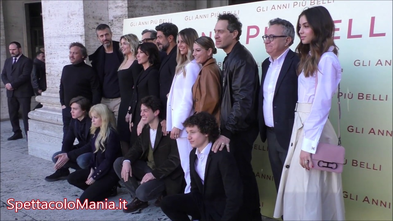 Gli anni più belli: il photocall