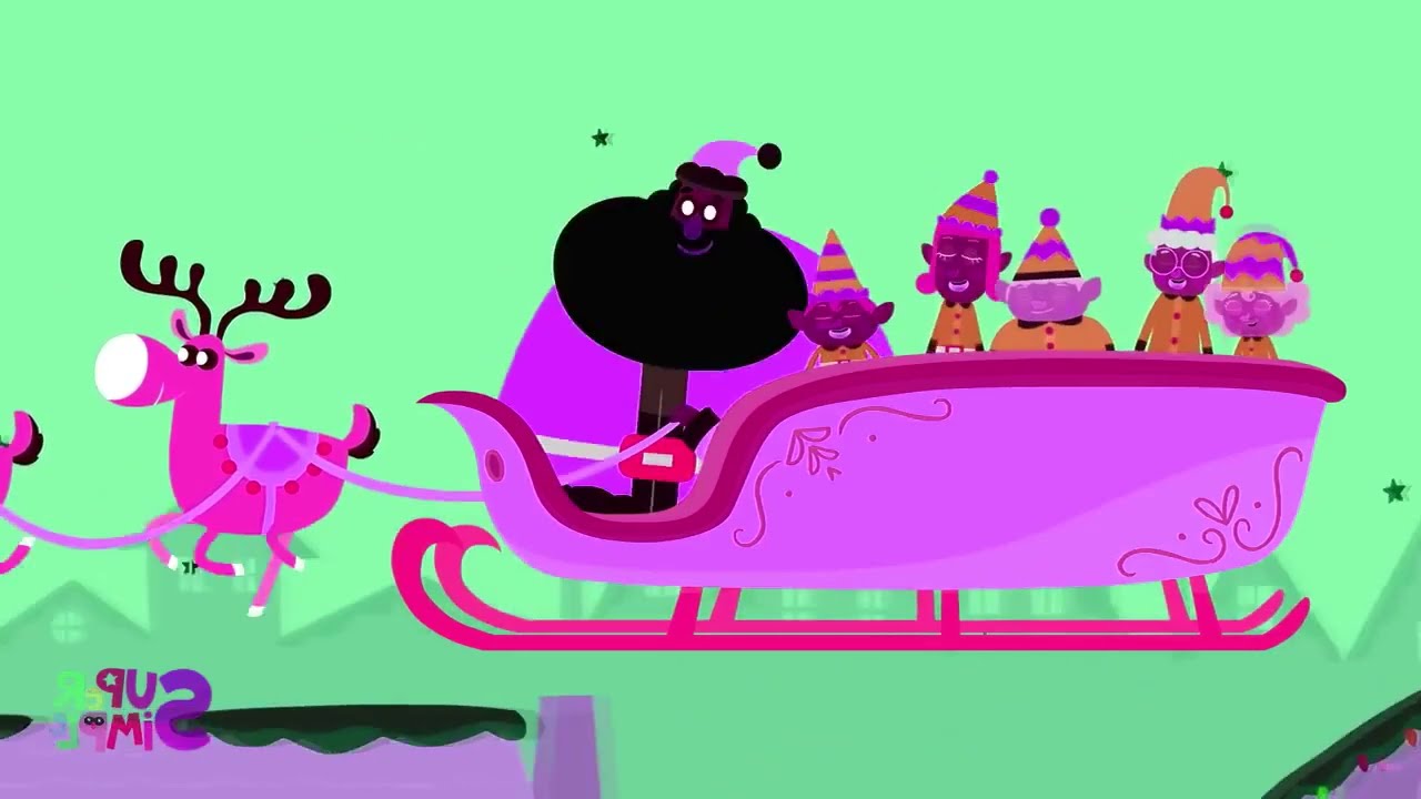 Super Simple Songs Santa With His Elves Intro Logo Sponsored Klasky Csupo 2001 Effects