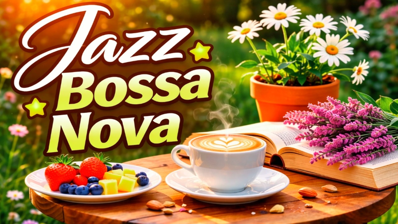 Bossa Nova Garden Morning ☀️☕ Relaxing Coffee Jazz for Study, Work & Positive Energy
