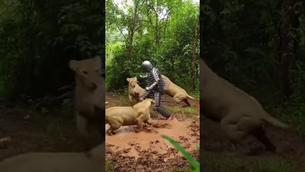 Real-Life Gladiator! Lion Attack Survival 🤯