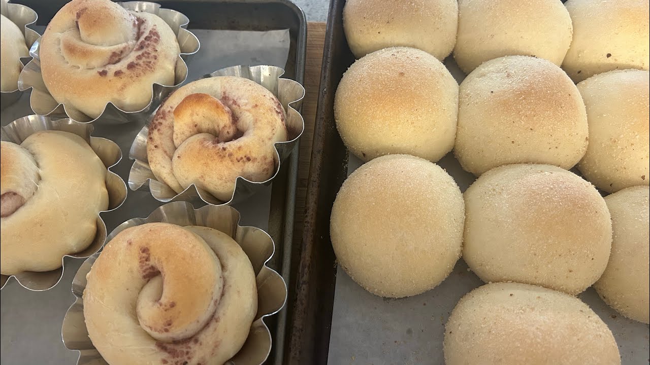 Homebaked Pandesal & Ube Ensaymada 