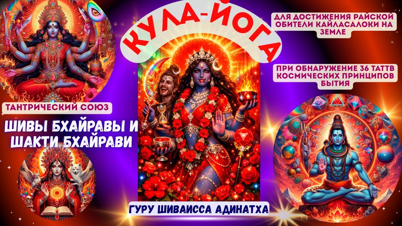 Кула-Йога - тантрический союз Шивы Бхайравы и Шакти Бхайрави для достижения Райской обители