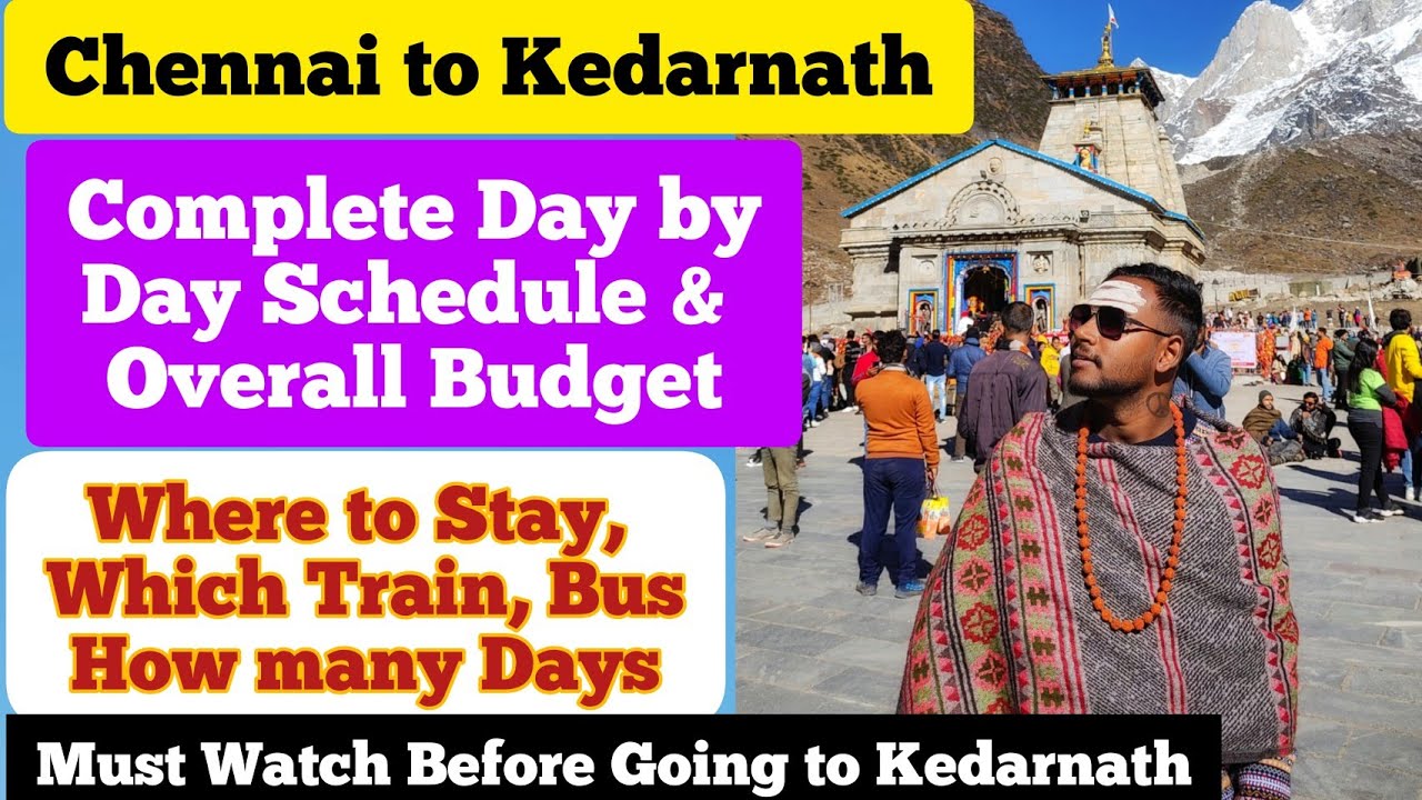 Kedarnath Temple Travel Guide & Budget Tamil | Chennai to Kedarnath Tamil | Kedarnath Vlog tamil