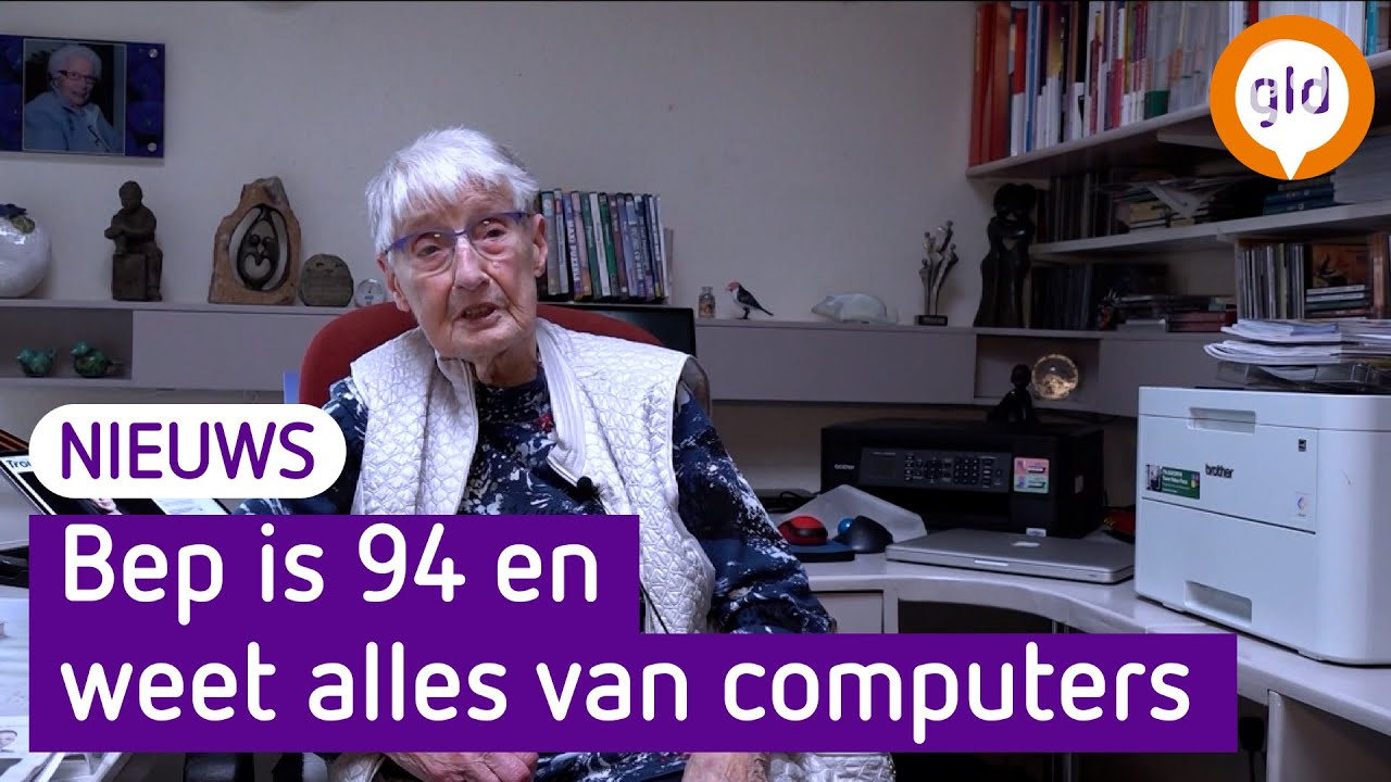 Bep is 94 maar geeft nog steeds computerles! | Omroep Gelderland