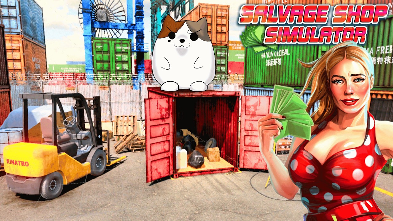 Salvage Shop Simulator First Look! | New Storage Auction and Shop Sim!