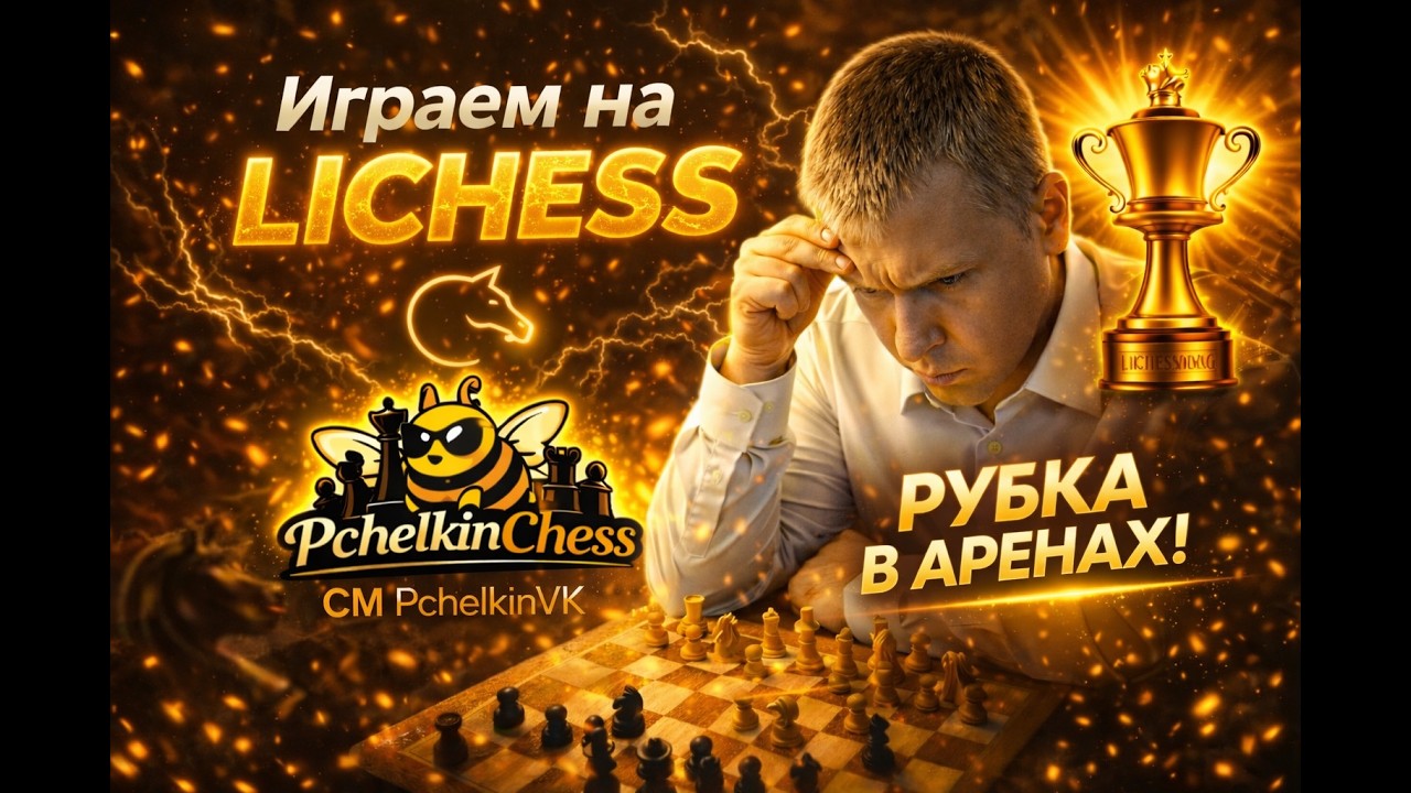 Вечерний стрим 3+0 5+0 #shorts #игры #lichess #шортс #pchelkinvkchess