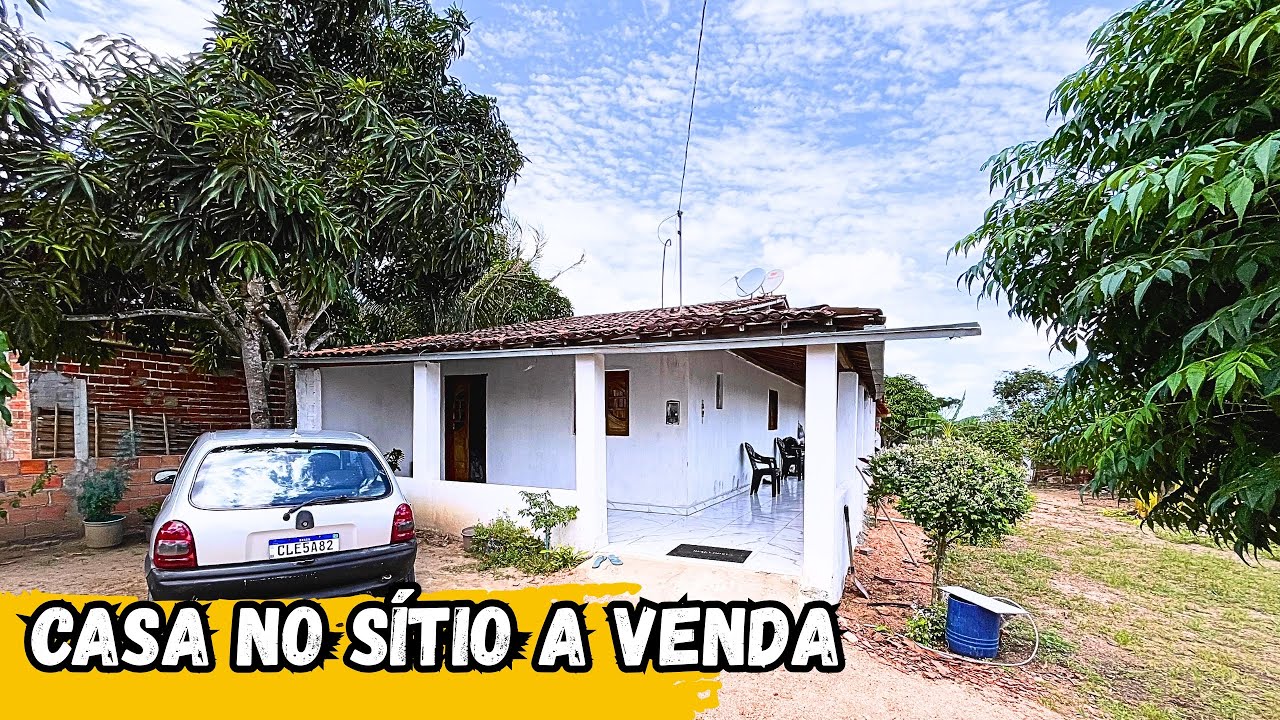 CASA NO SÍTIO A VENDA BEM LOCALIZADA COM FRUTEIRAS ÁGUA ENCANADA NA REGIÃO DE FEIRA GRANDE #sitio