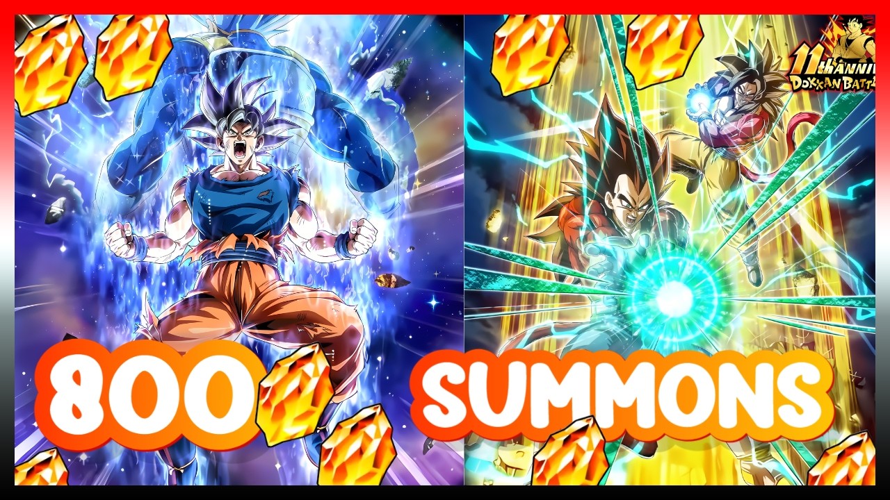 SUMMONS FOR LR UI GOKU & SSJ4 TAG VEGETA (DOKKAN BATTLE 11TH ANNIVERSARY PART 2 LRS)