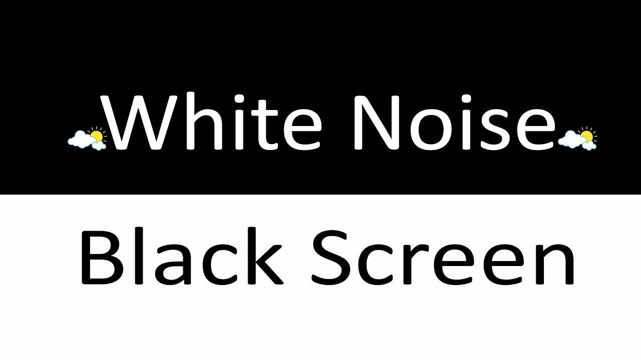 White Noise Black Screen No Ads : Non-Stop Relaxing Sound for Meditation, Rest and Stress Relief