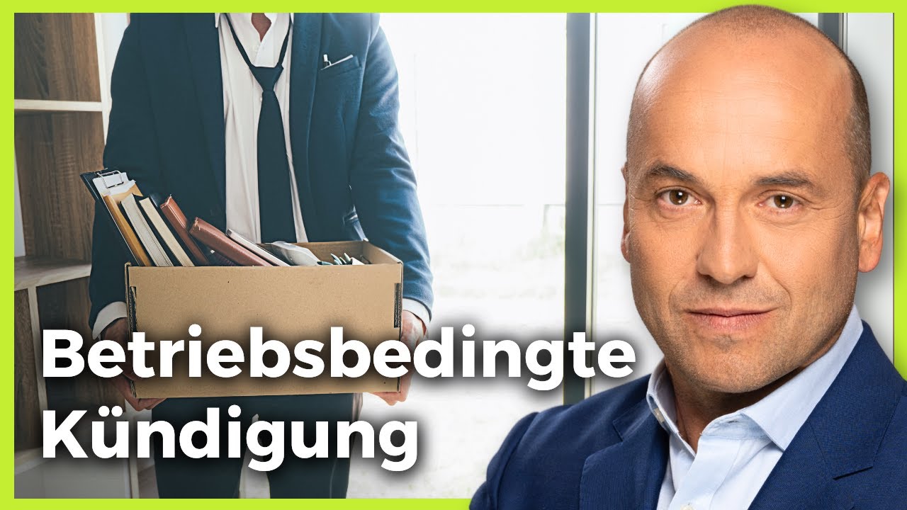 Betriebsbedingte Kündigung - 4 Voraussetzungen die du kennen solltest