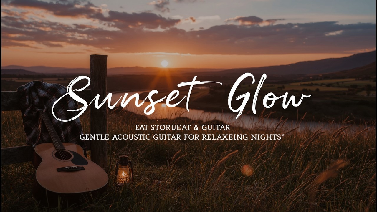 🌇 Sunset Glow – Gentle Acoustic Guitar & Indie Folk Music for Relaxing Nights