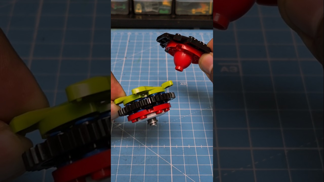 Hice Beyblade con LEGO #beyblade #lego #juguetes