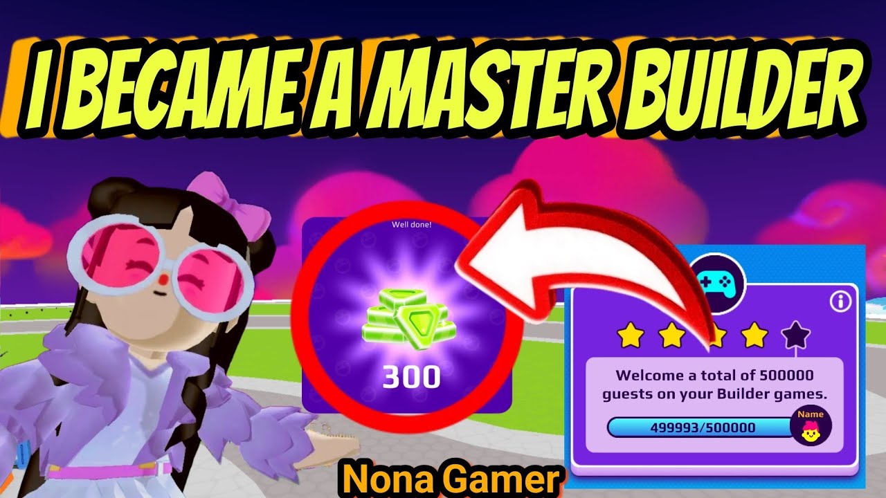 I Became A Master Builder ✨✅ I got more than 300 gems🎉 PK XD
